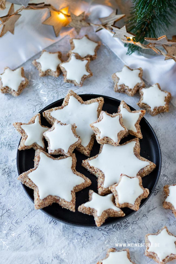 Omas Zimtsterne backen - klassische Weihnachtsplätzchen - Meinestube