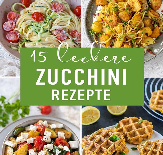 15 Zucchini-Rezepte aus der Rezeptsammlung, meinestube