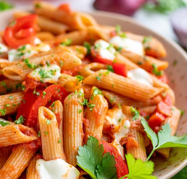 Penne Arrabbiata als Kinderrezept, meinestube